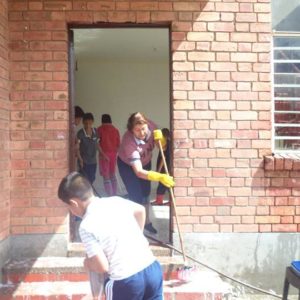 Jornada de embellecimiento de las casas San Miguel y Santa María